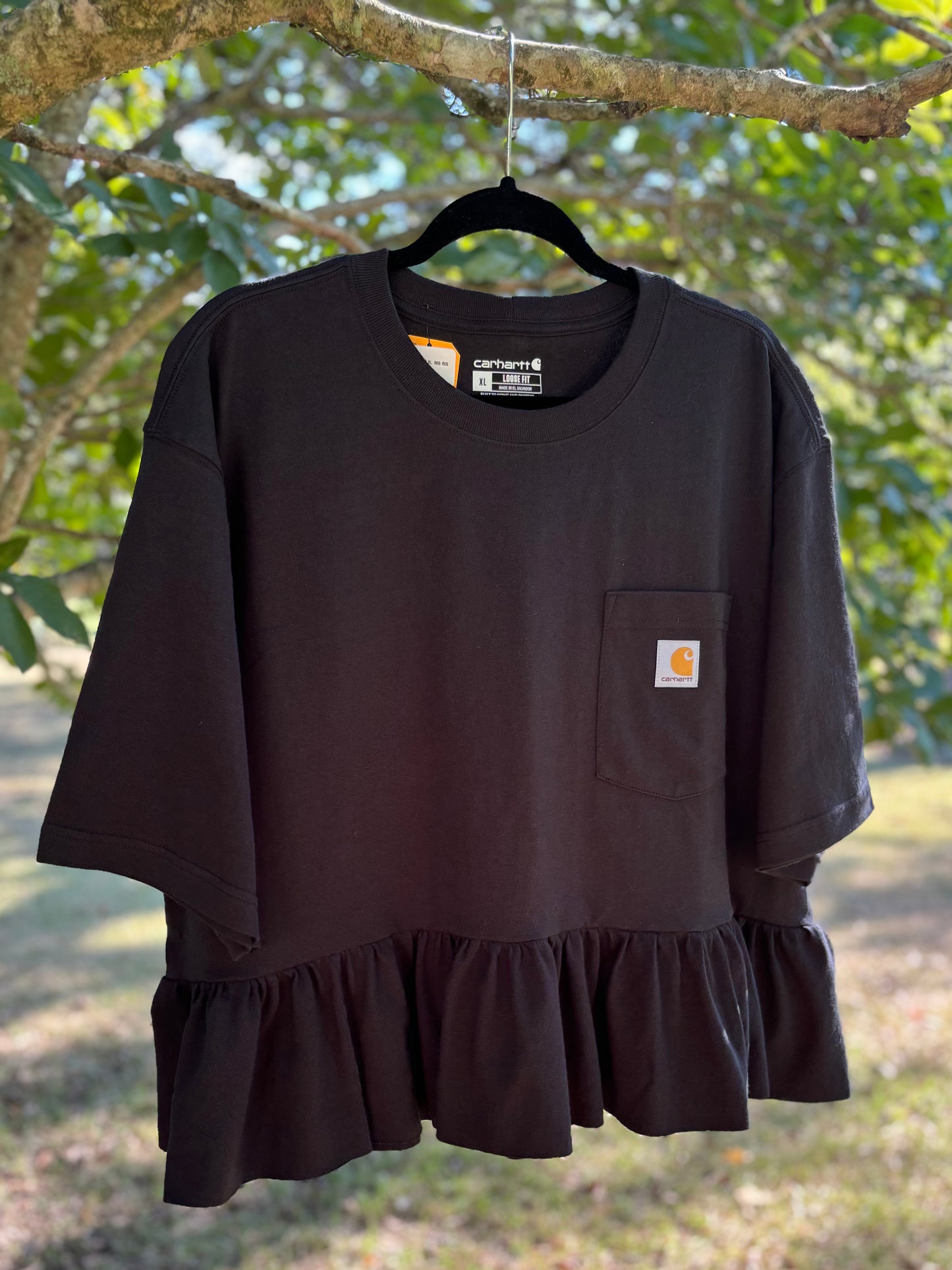 Short Sleeve Single Ruffle