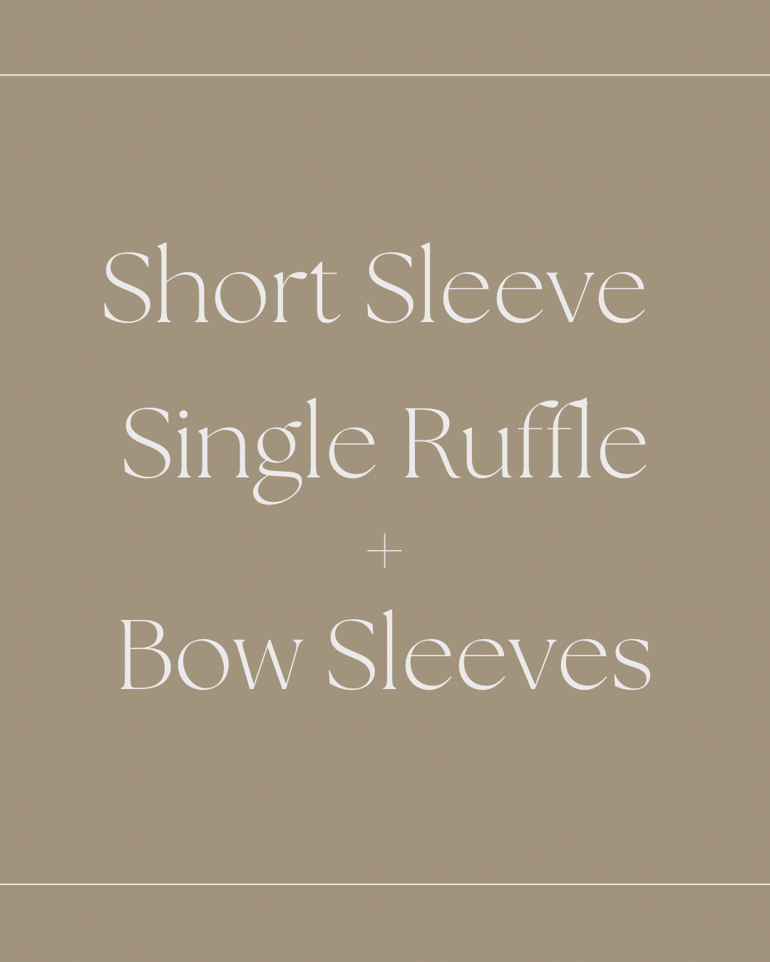 Short Sleeve Single Ruffle Bow Sleeve Plus Size
