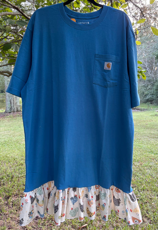 Boxy Single Ruffle Dress RTS