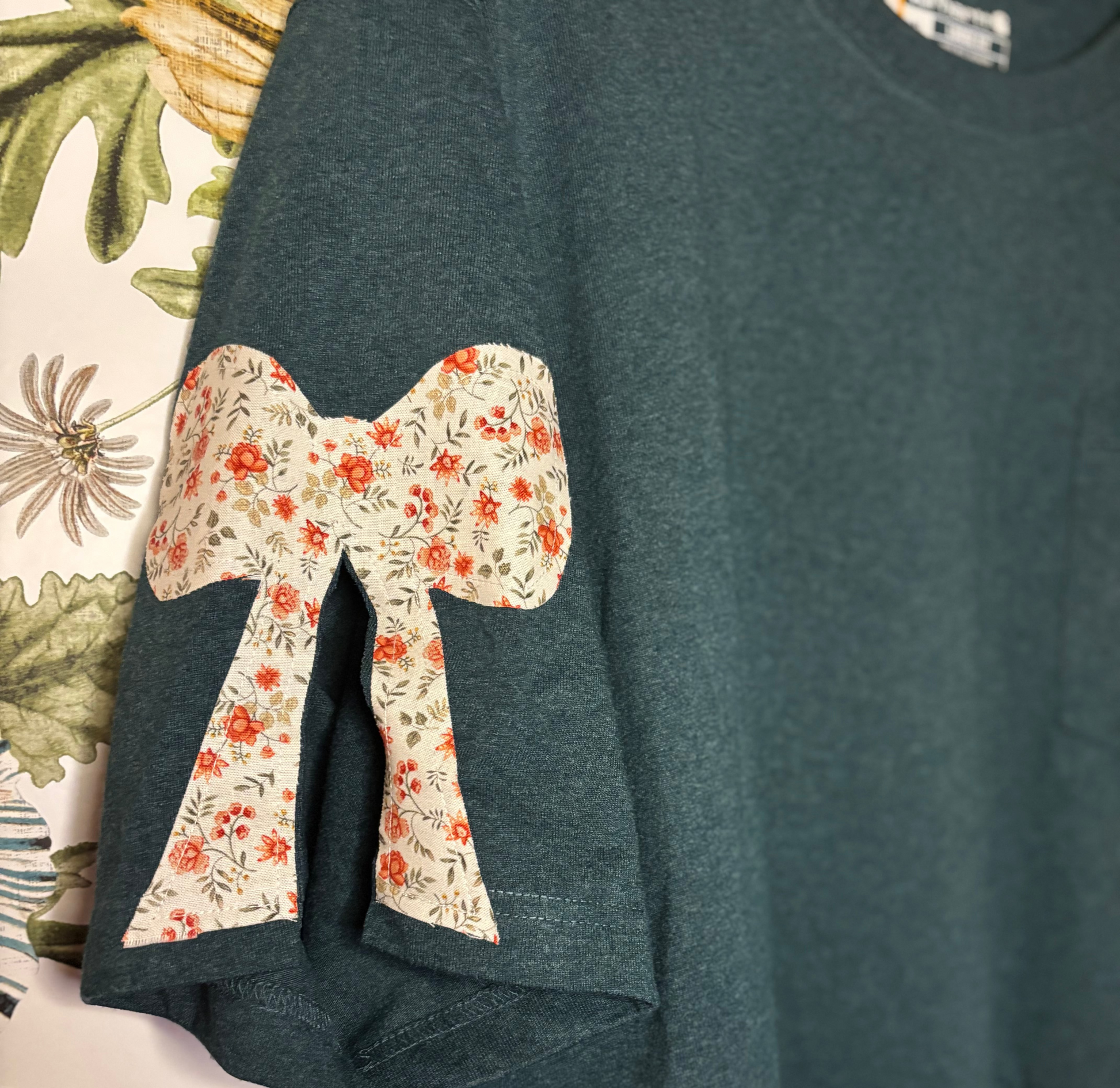 No Ruffle Decor Short Sleeve NO RUFFLE Bow Sleeve Plus Size – X's and O's Handmade