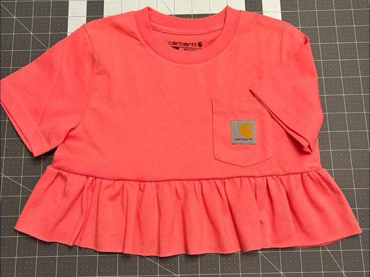 Kids Short Sleeve Single Ruffle